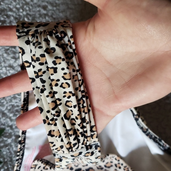 VS Knockout Patterned Ruched Bikini Bottoms - Picture 2 of 4